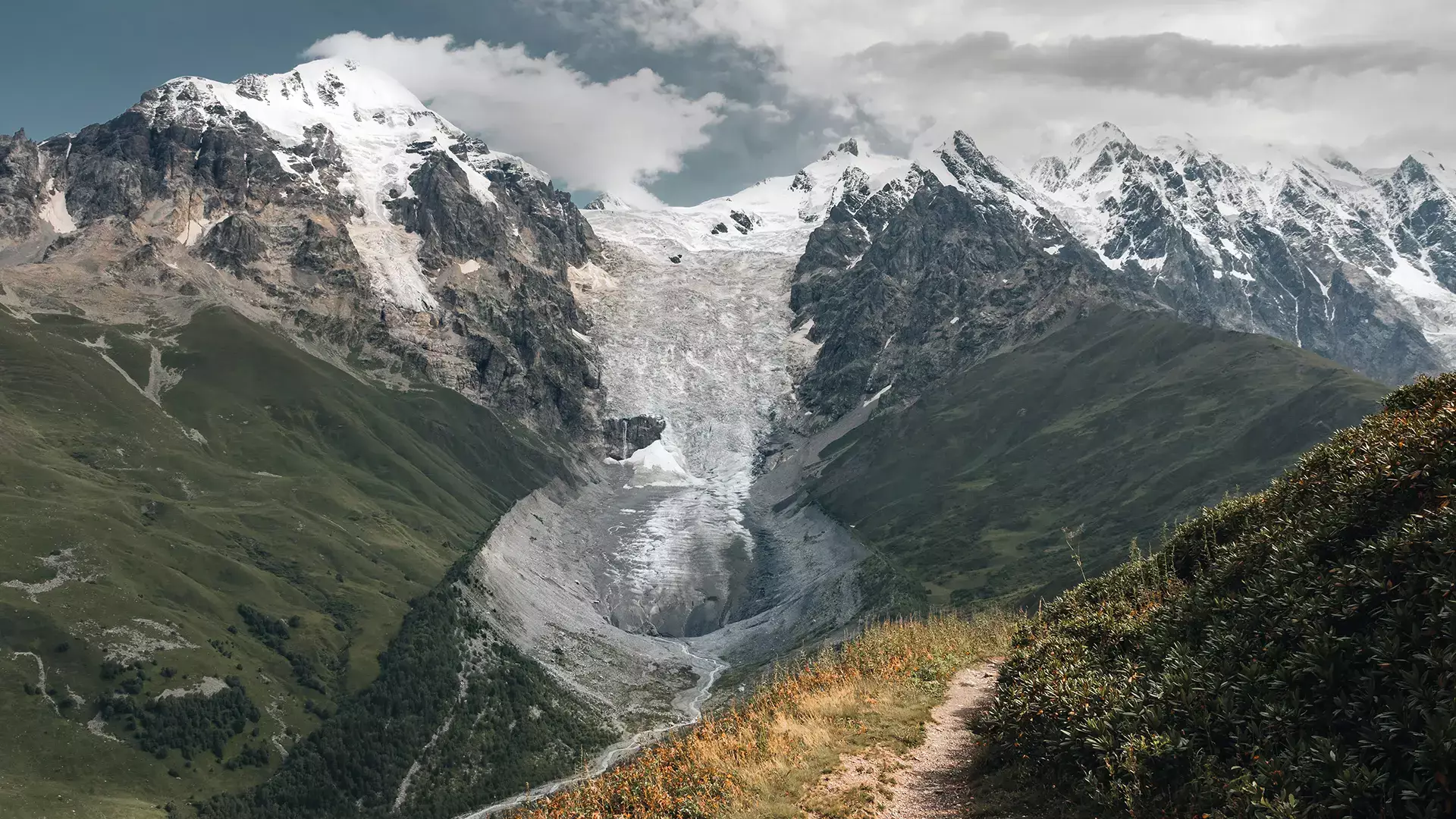 Shkhara Glacier Hiking