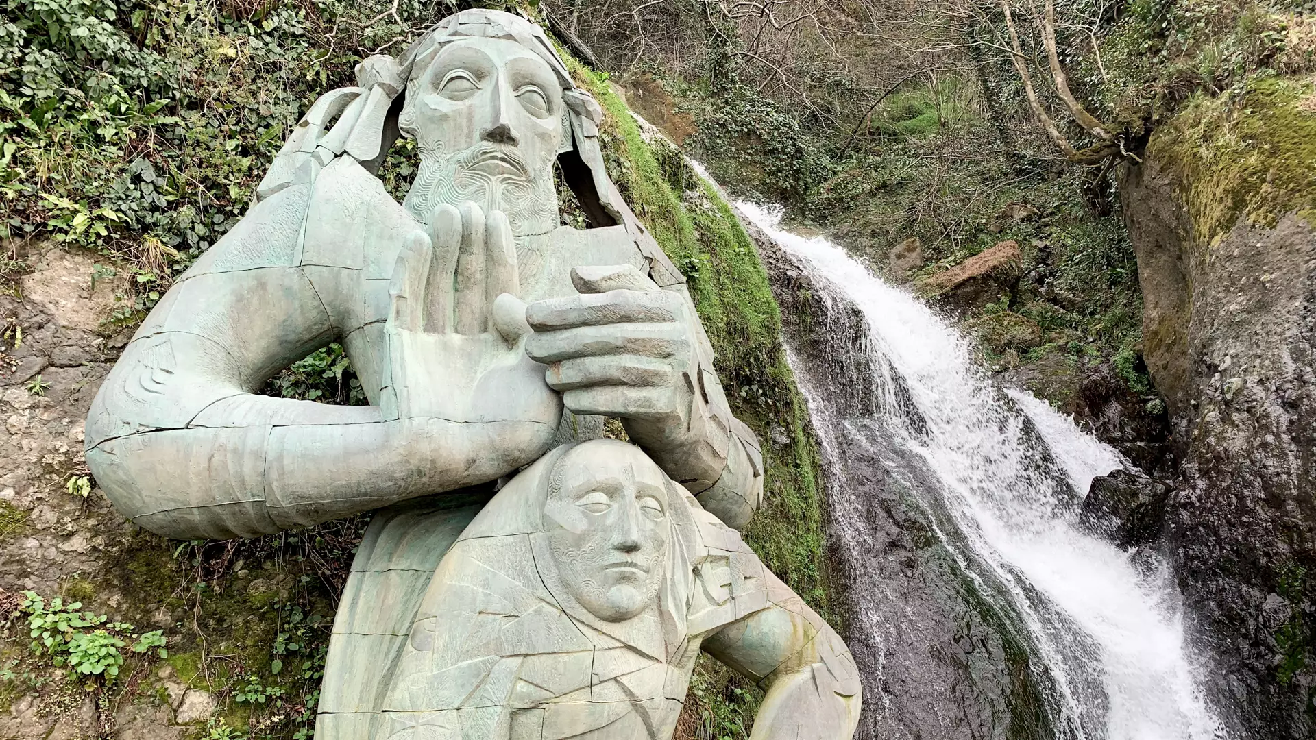 St. Andrew’s Waterfall and Statue